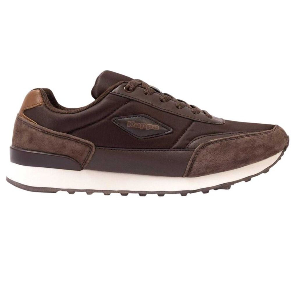 Kappa Mens Suede Flat Sneakers / Dark Brown